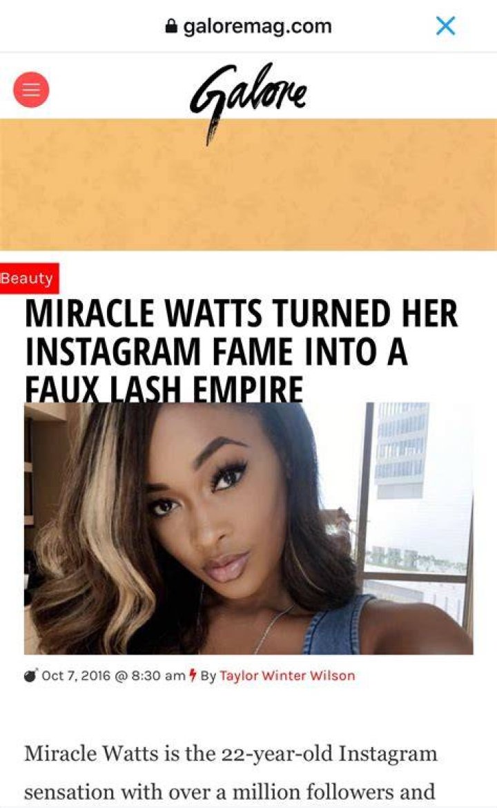 6 Things You Need To Know About Miracle Watts, The Instagram Star 